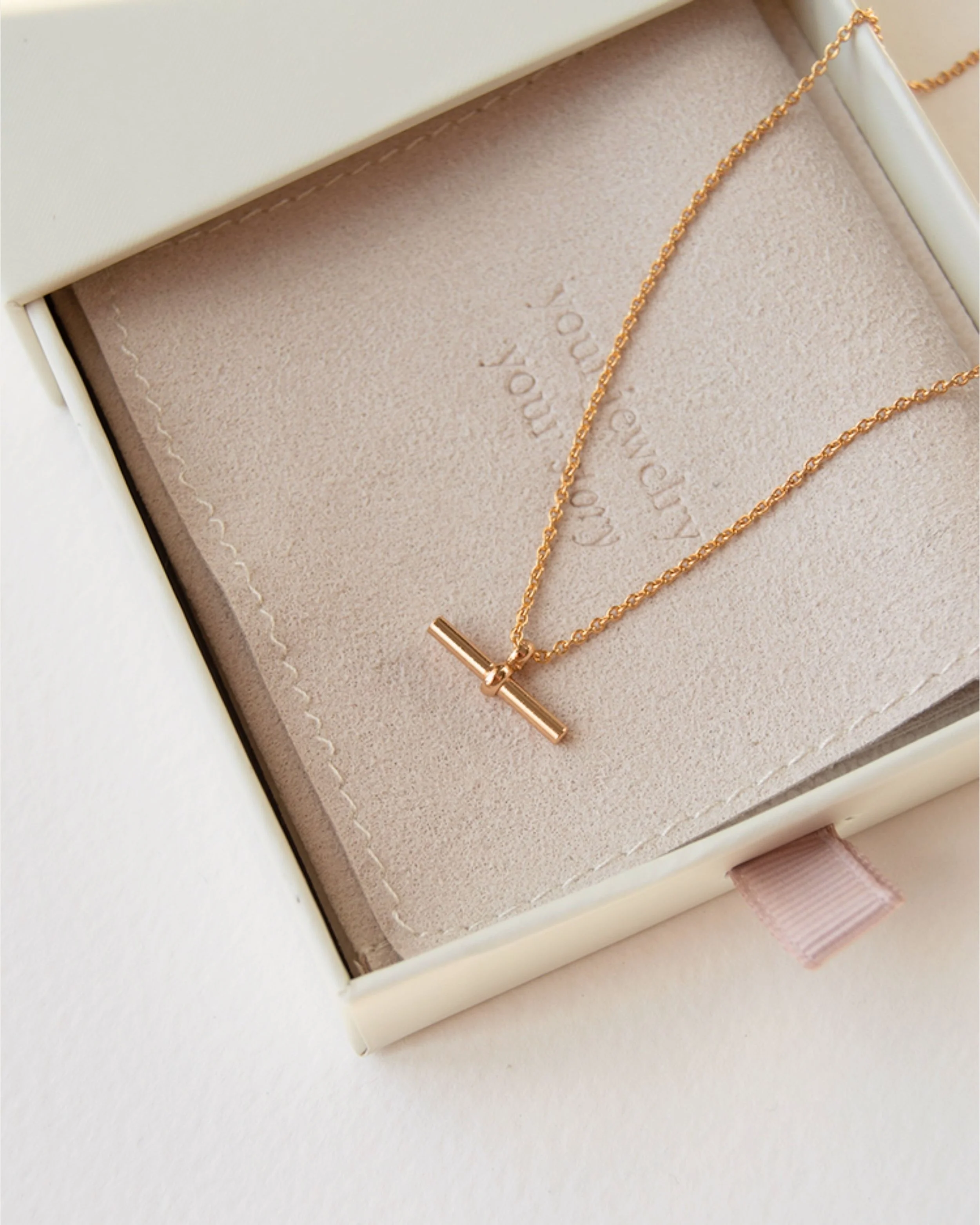 Classic T-Bar Necklace — Harmony Jewelry & Co